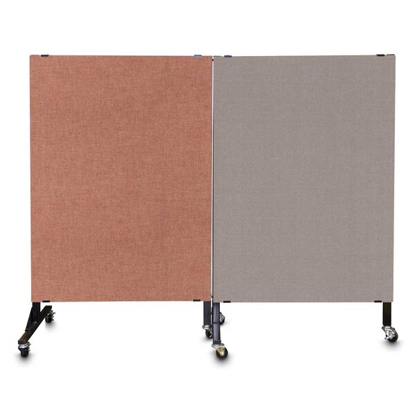 Enclosed Corkboard, 3 Door, 96"x48", 4" Fra
